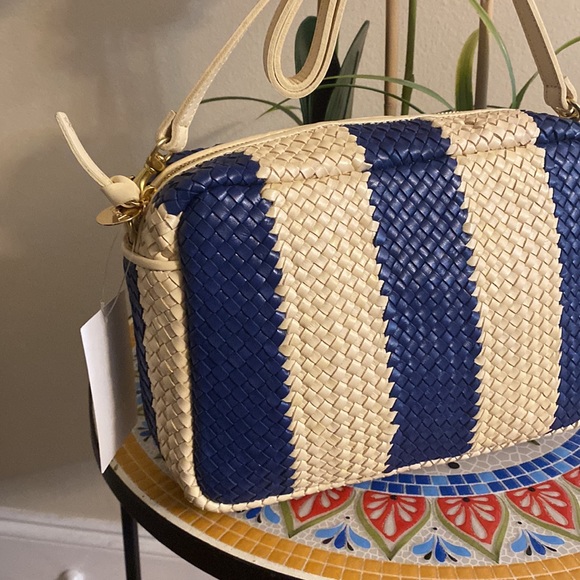 Clare V. Marisol Woven Leather  Crossbody Bag - Picture 10 of 13